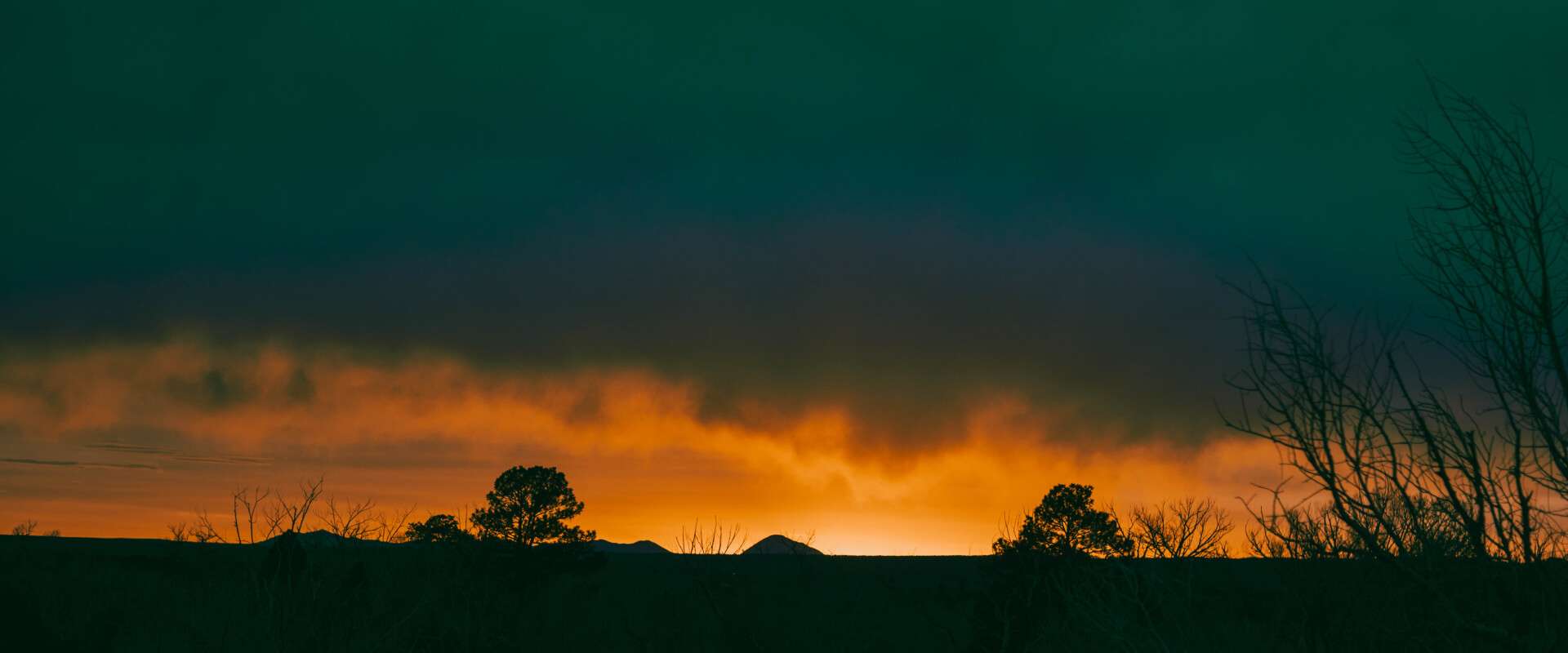 Colorado sunrise while hunting